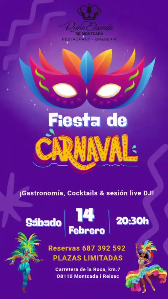 Festa de Carnestoltes - Restaurant Reina Elisenda de Montcada